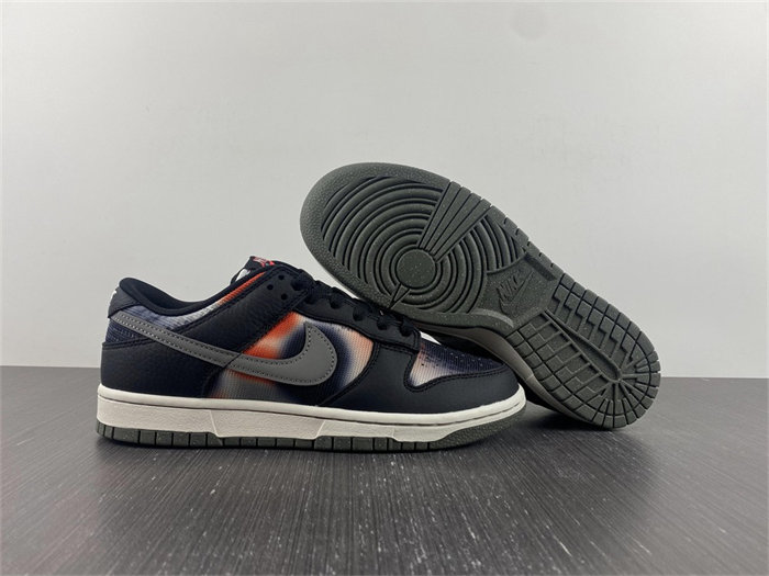 NK Dunk Low Graffiti Black Red DM0108-001