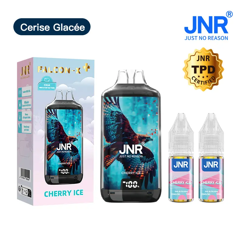 JNR Falcon X⁺ (Falcon X Plus) 28000 Puffs - Kit Pod Remplissable et Rechargeable - Vape Grok
