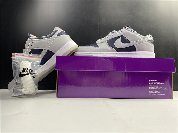 NK Dunk Low College Navy Grey DD1768-400