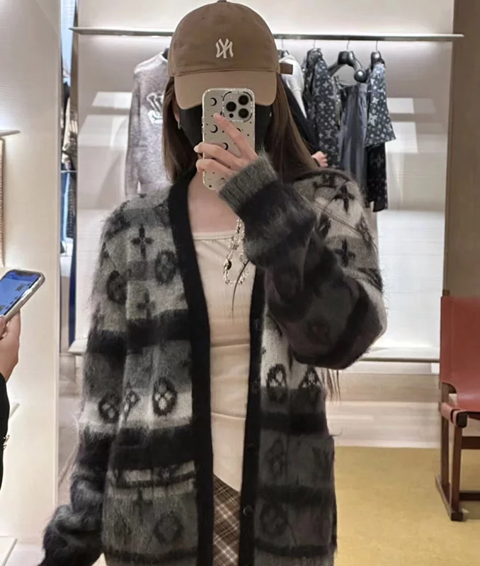 25SS 1VMohair cardigan MY-93201