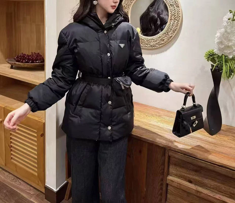 Ant waist hooded down jacket WT-813067