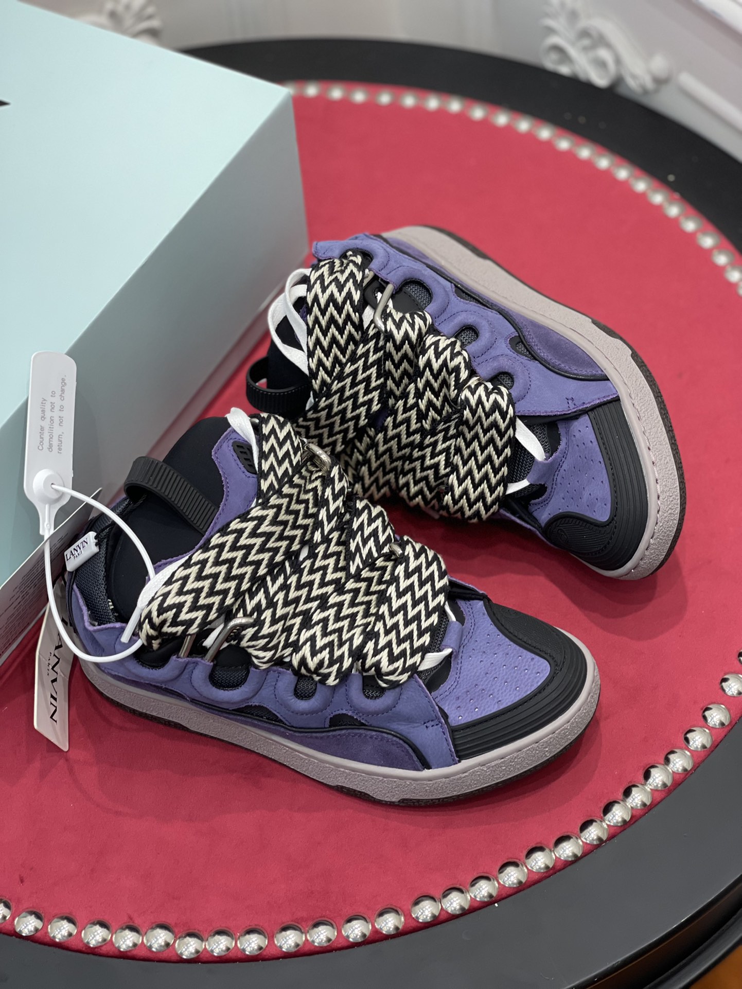 LAN Curb SneakerPurple Black FM-SKRK11-DRAG-E2279