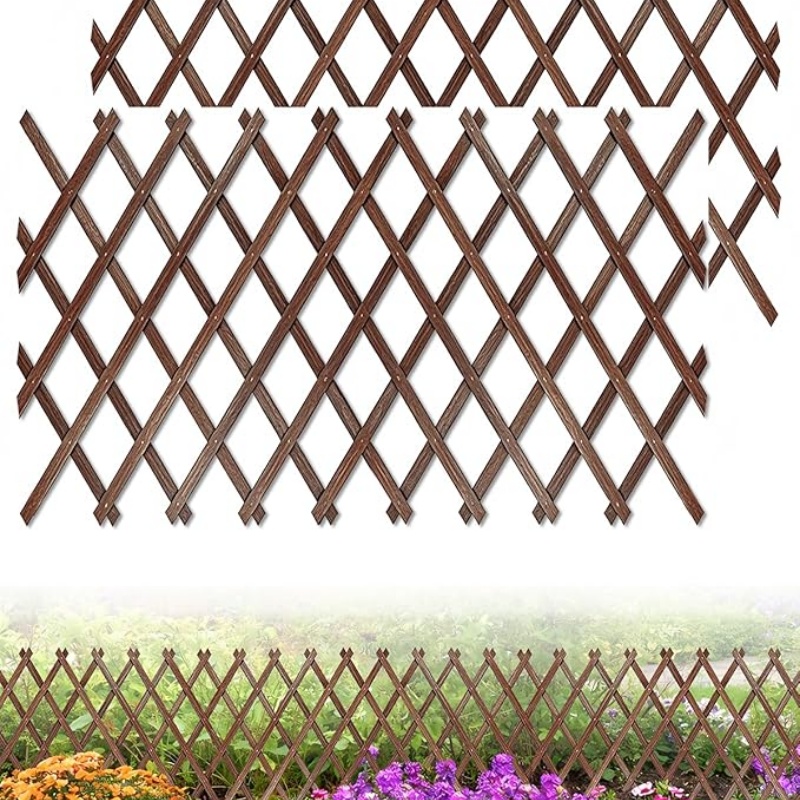 GREENFOLD Expandable Wooden Latice Fence Panel
