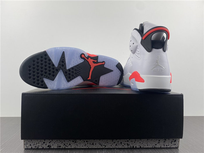 JRD 6 Retro Infrared White 384664-123