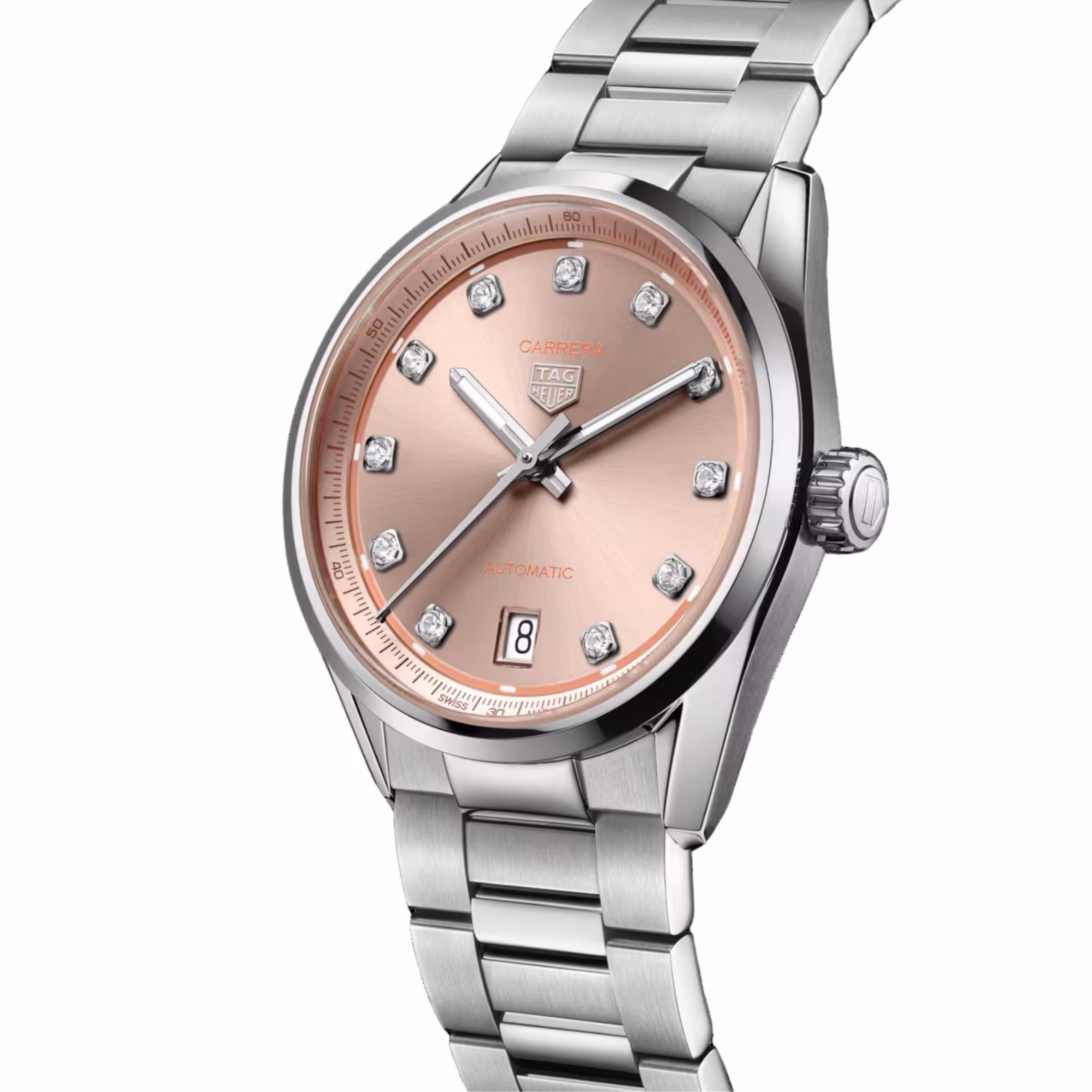 TAG Heuer Carrera Date 36mm Ladies Watch Diamond Dot WBN231D.BA0001