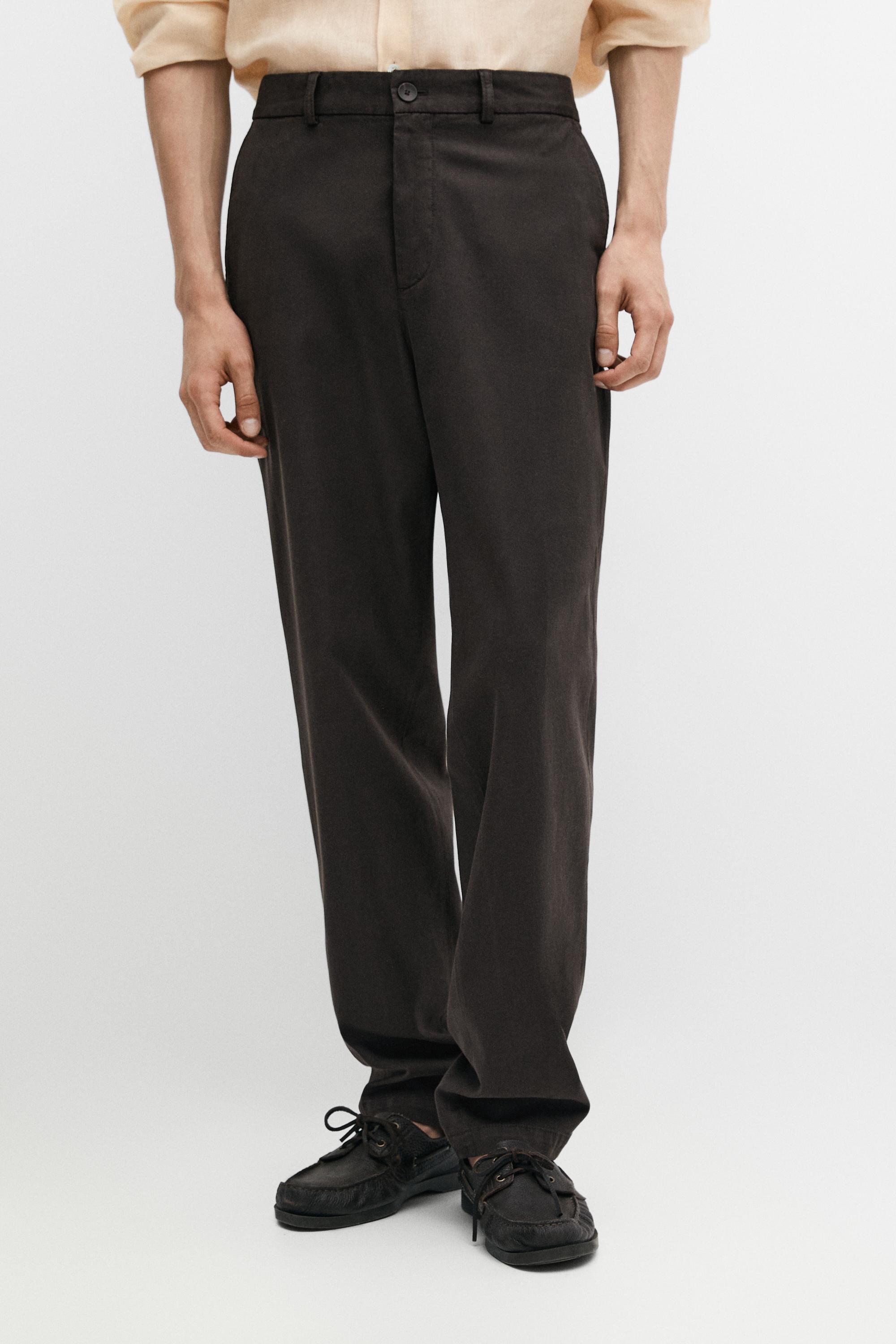 Pantalón jogger fit con algodón