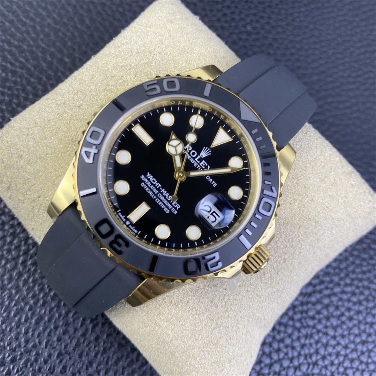 Product Page: Clean Factory Yacht-Master 42 18K Gold Rolex Replica (M226658‐0001)