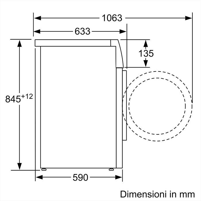 BOSCH - Lavatrice Serie 4 WAN24009II 9Kg 1200g/m Classe A-Bianco