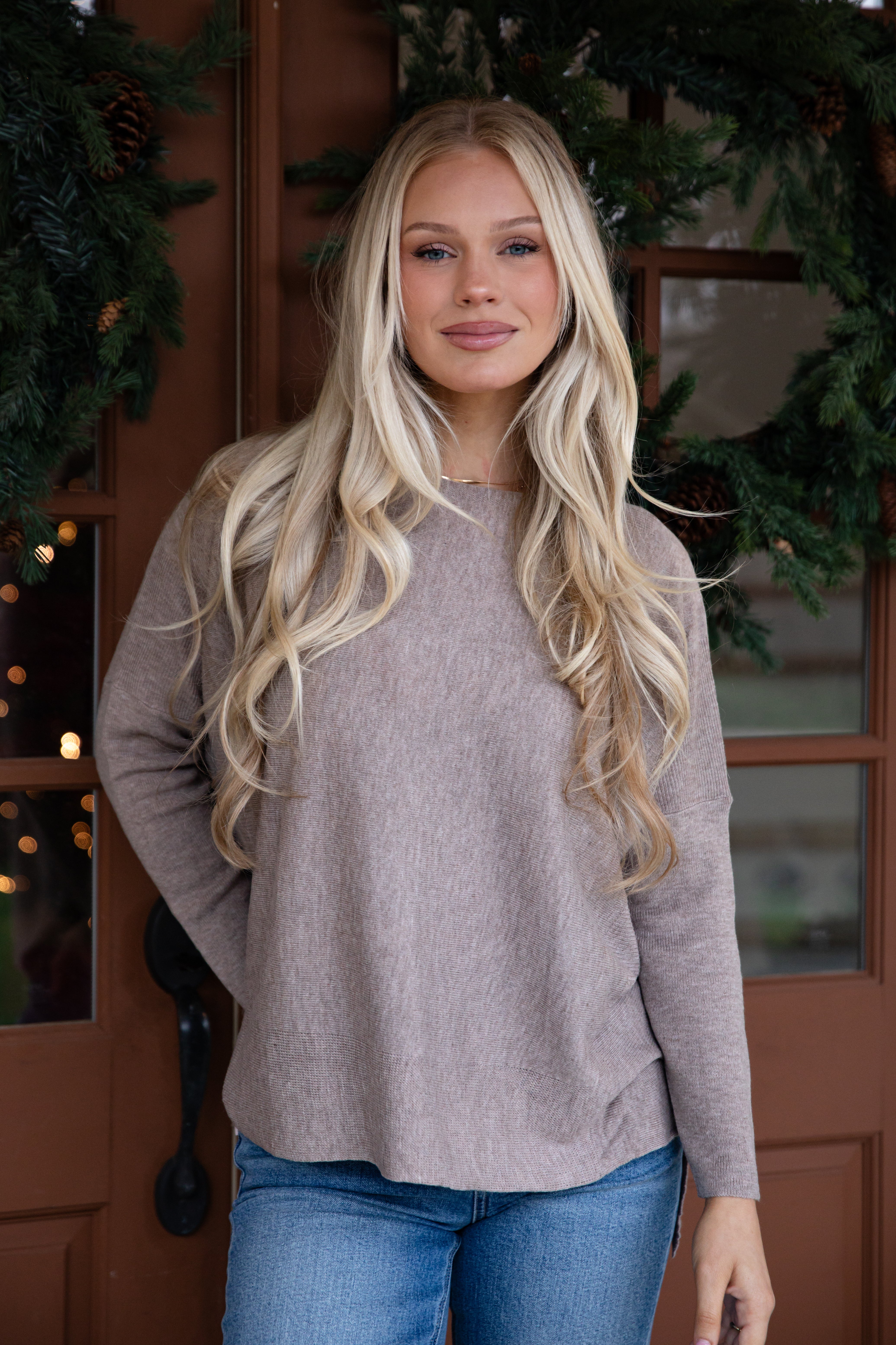 FINAL SALE - Made To Unwind Lightweight Knit Oversized Sweater