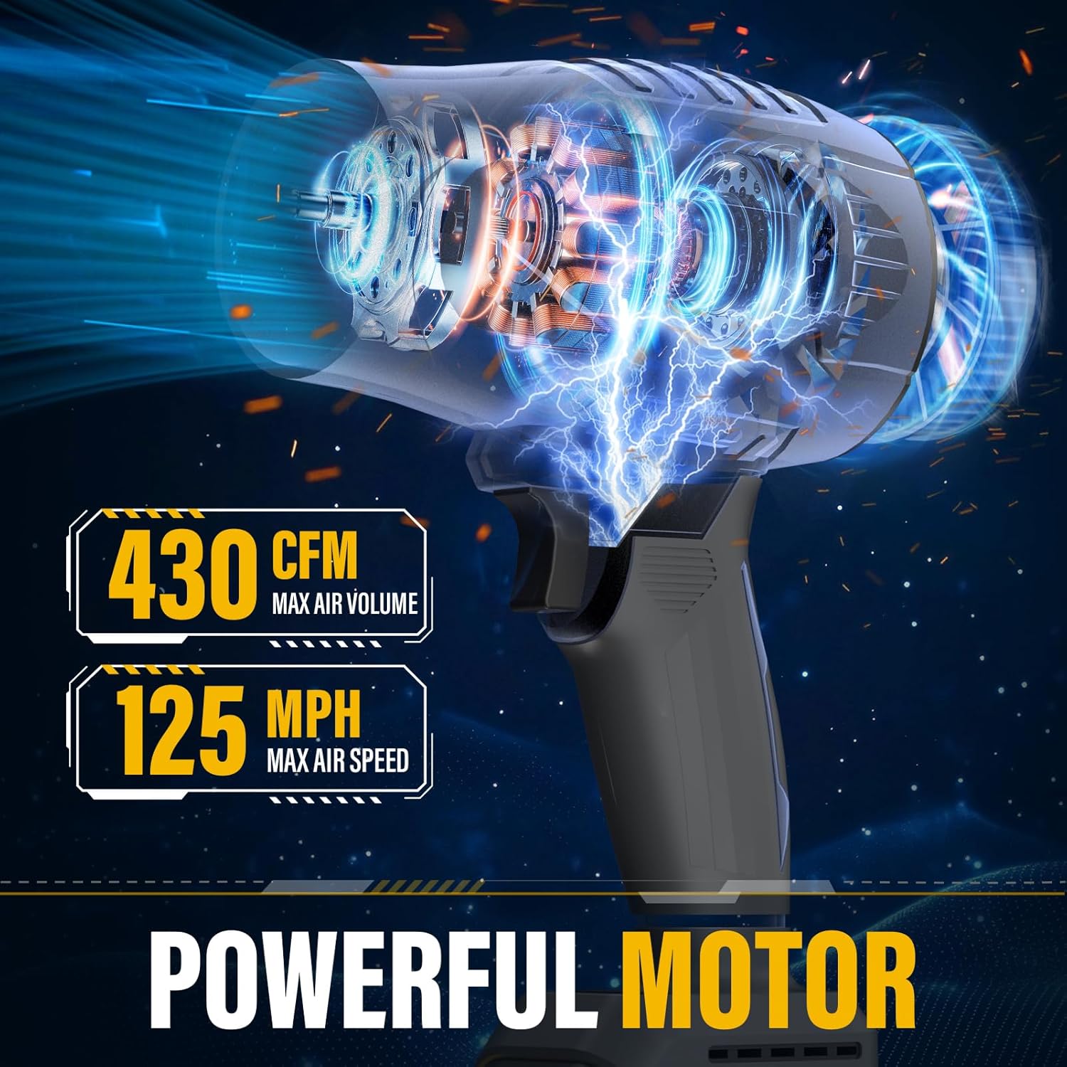 AURIO Cordless Leaf high pressure Blower CF-900