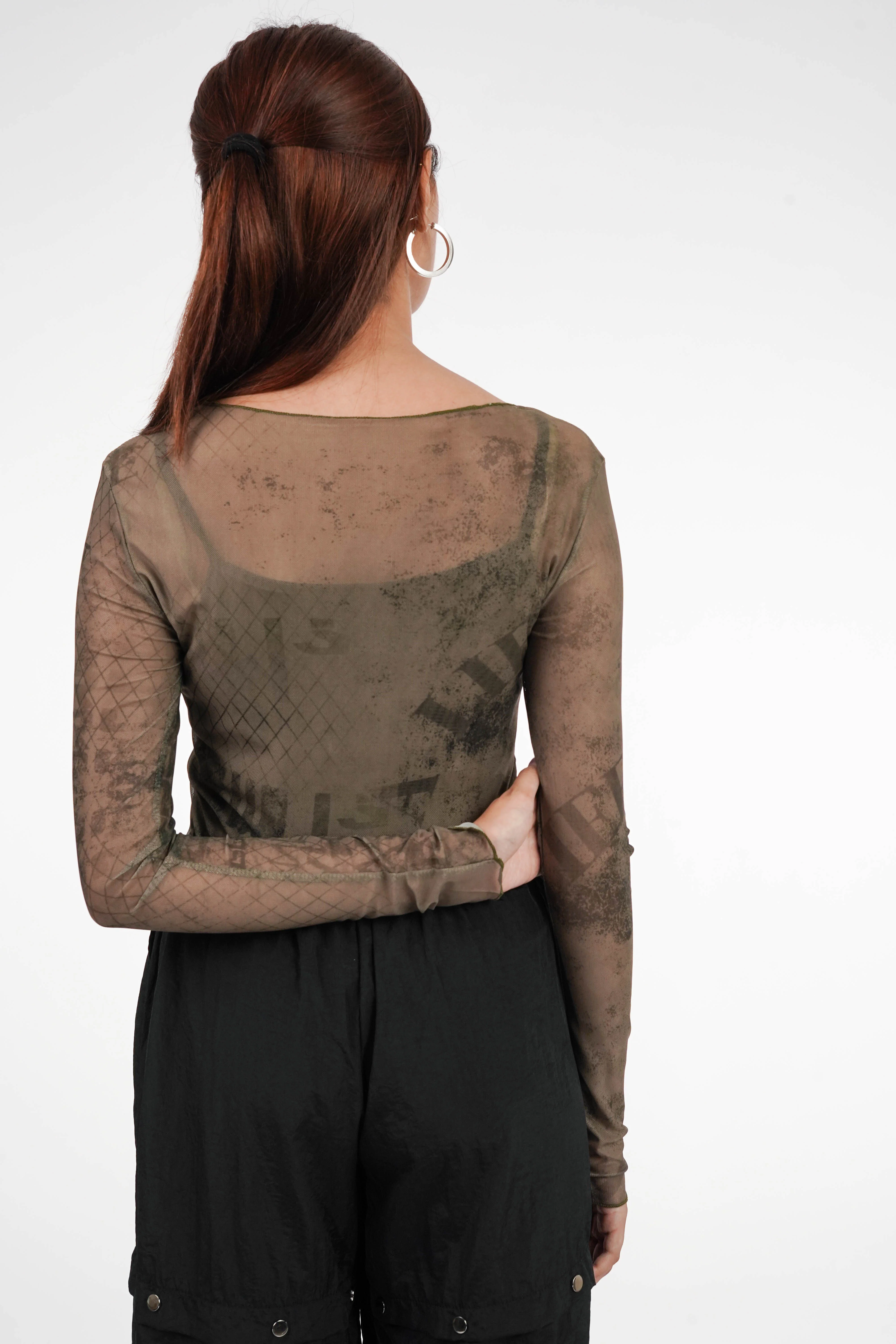Jungle Mesh Top