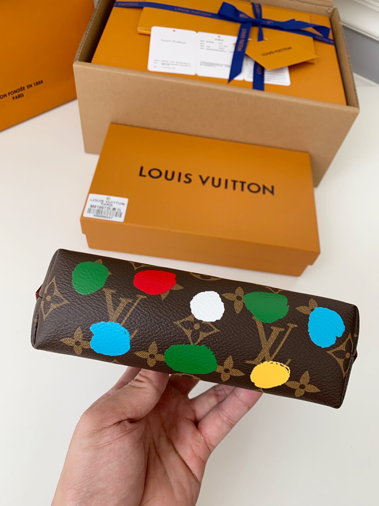 LV x YK POCHETTE COSMETIQUE 17*12*6cm
