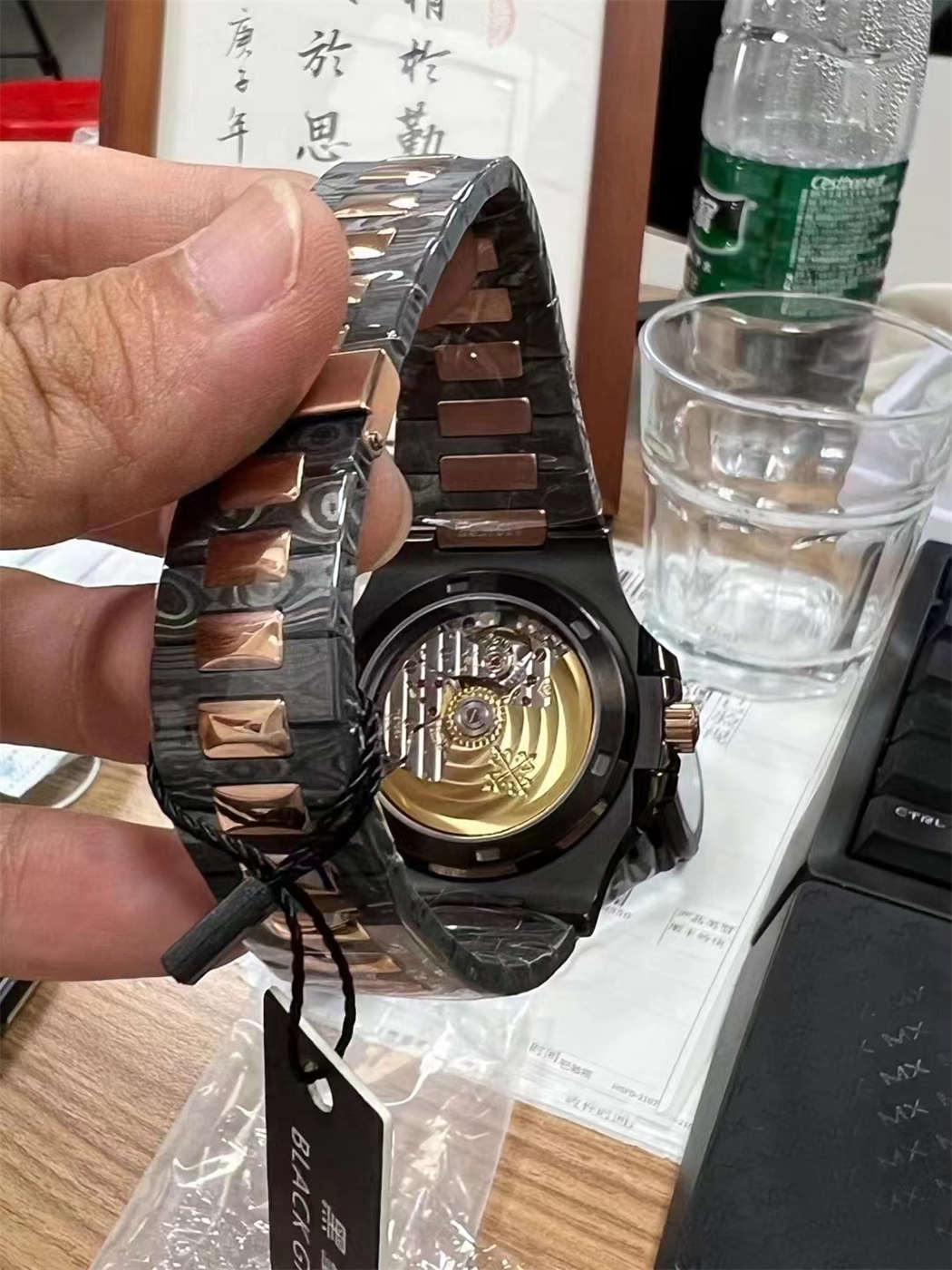DIW Patek Nautilus 5711 Replica | Carbon & Rose Gold Super Clone