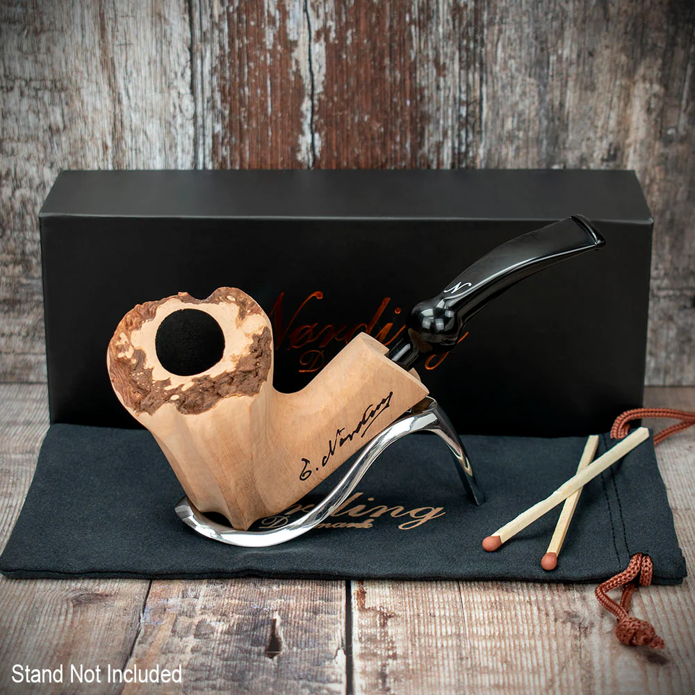 Erik Nording Signature Smooth Briar Pipe - No.10