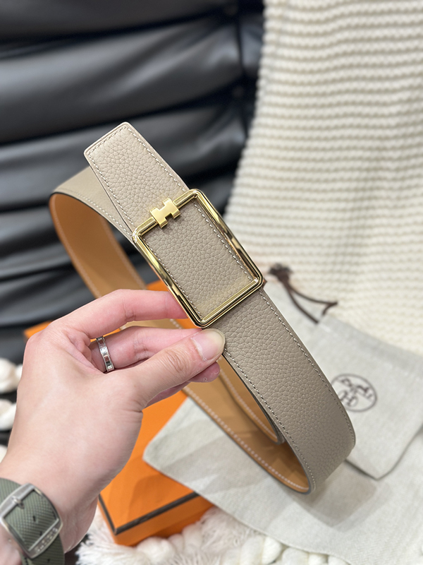 Fashion Top quality Golden Buckle Wide-3.8cm Real Leather Belt PD-862106