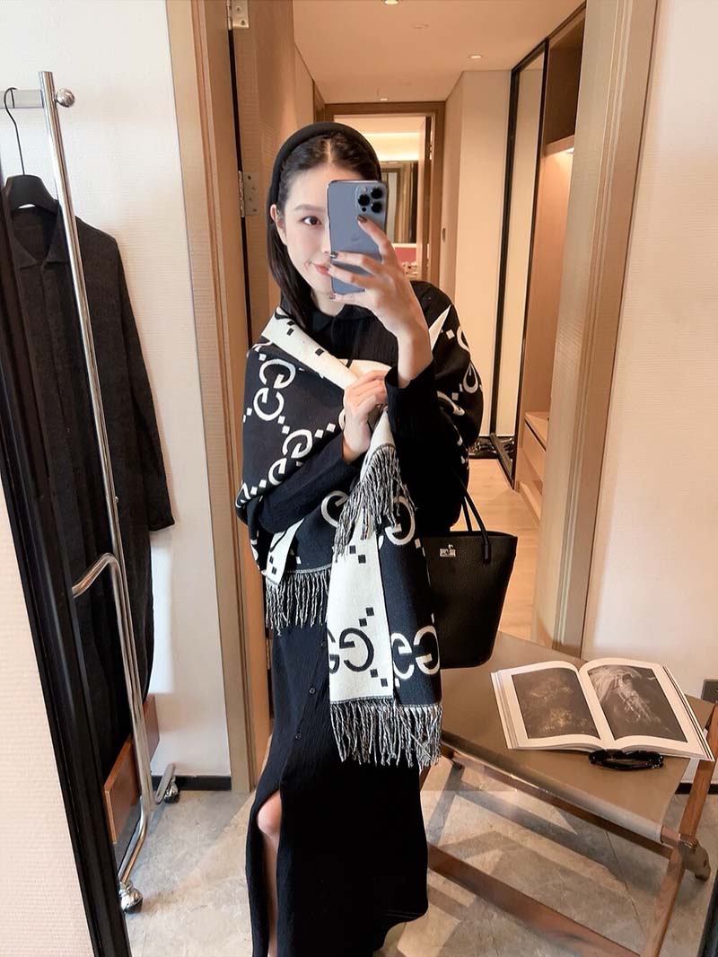 Fashion 100% Cashmere 180x65cm Scarf WJ-985144