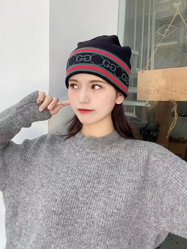 4 Color Knitted Cotton Hat MZ-916225