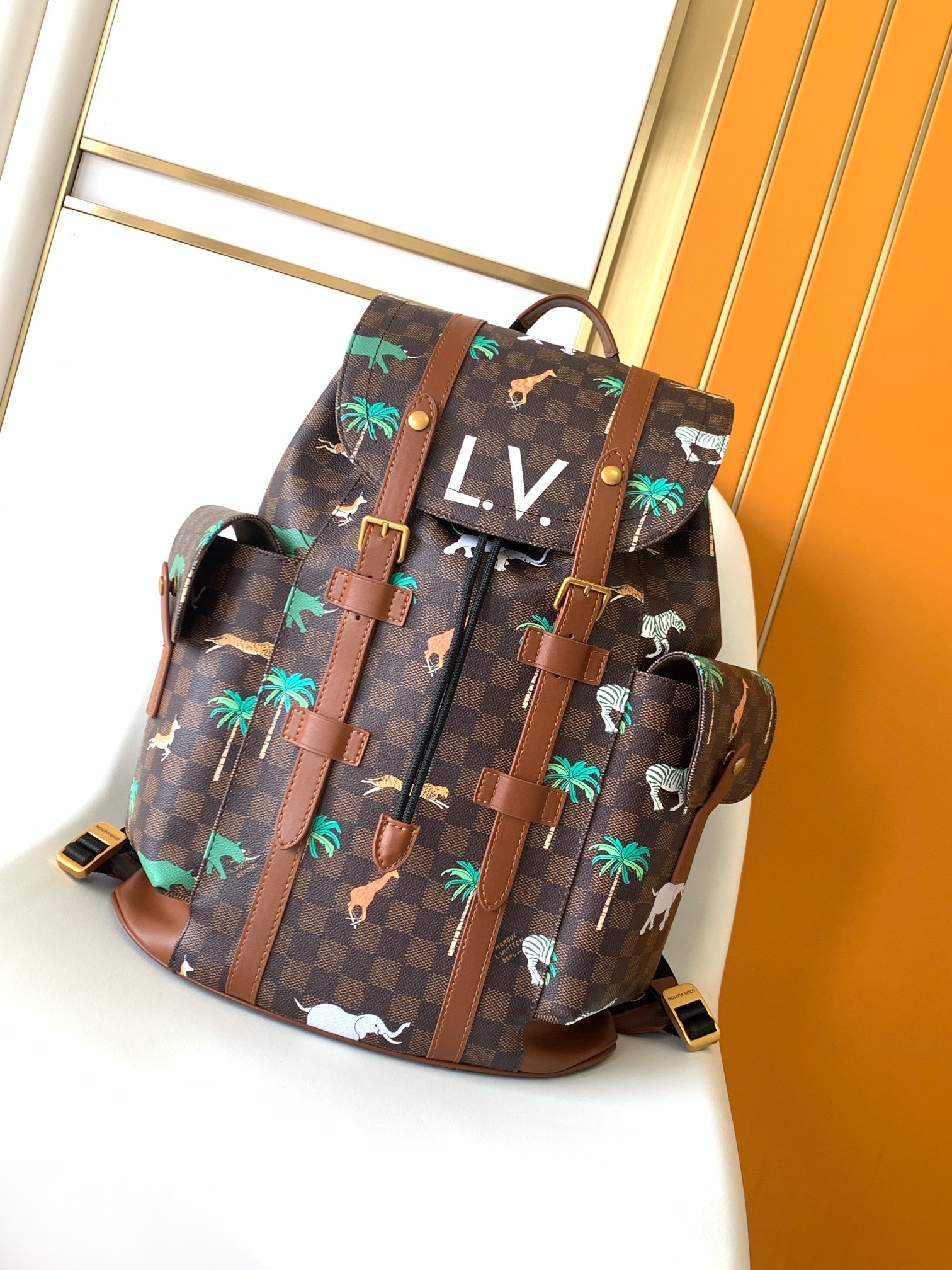 LV CHRISTOPHER Backpack Size：41x48x13cm