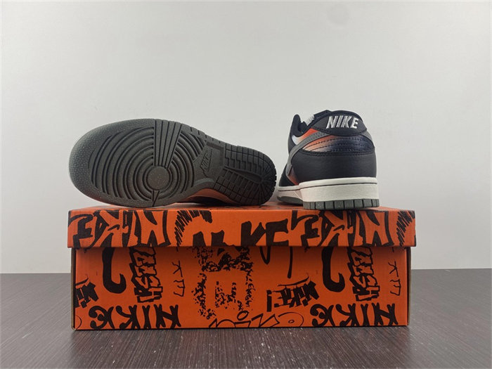 NK Dunk Low Graffiti Black Red DM0108-001
