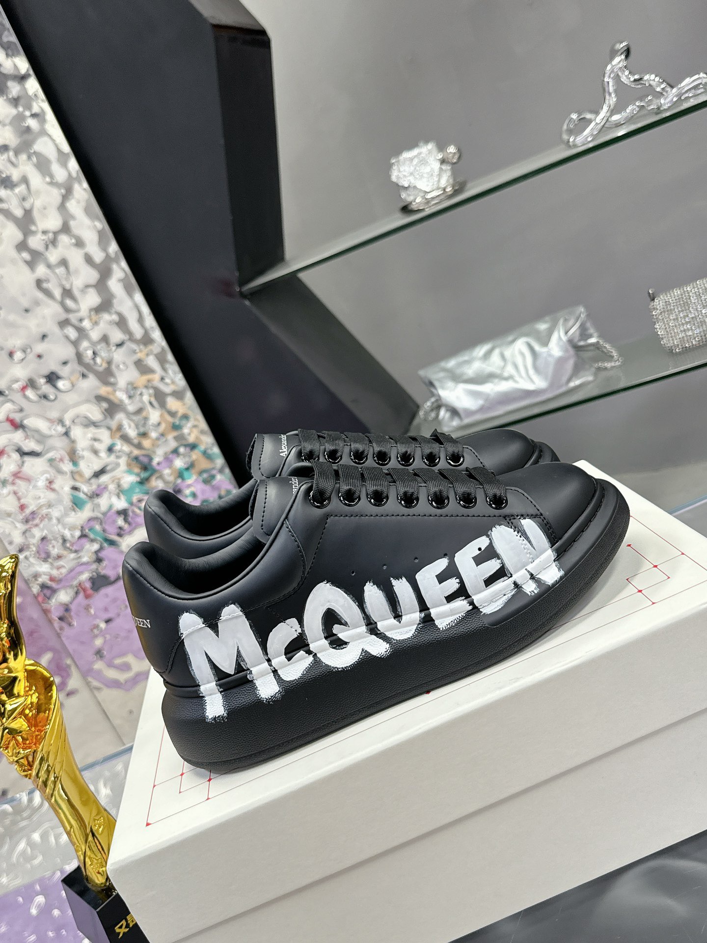 ALEXANDER MCQ Sole Leather Sneaker 2025