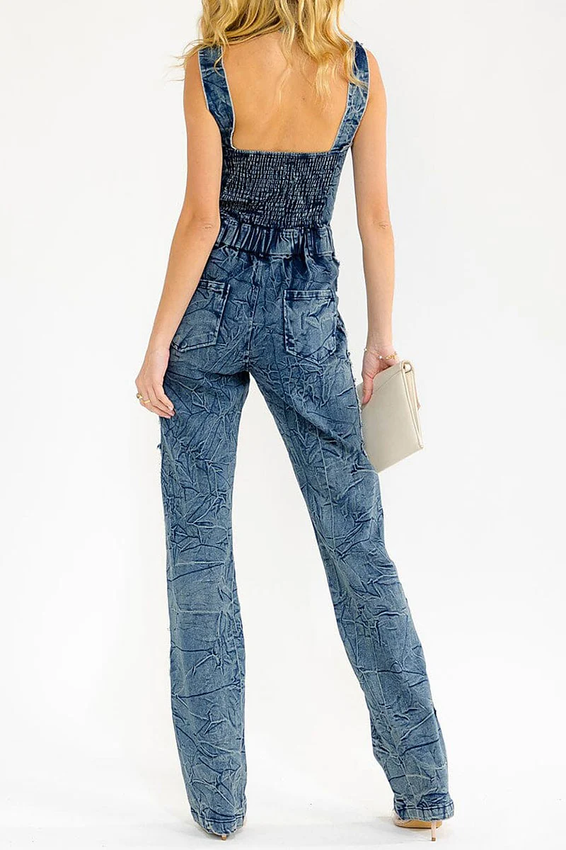 Hannah Denim Jumpsuit