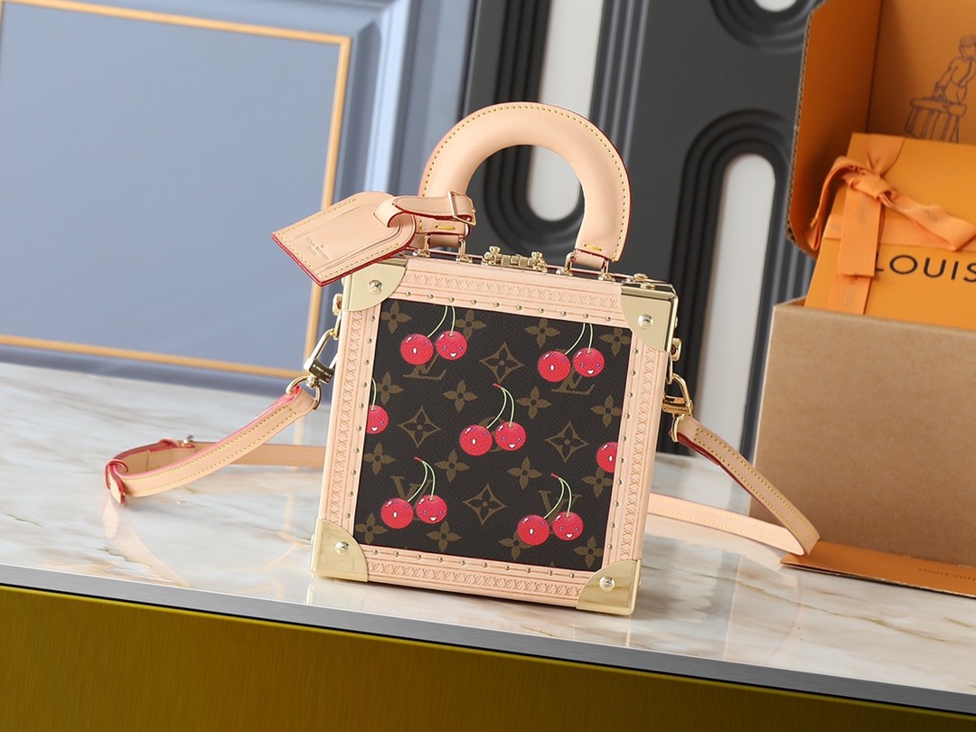LV Mini Square Trunk M14040 17x17x8cm