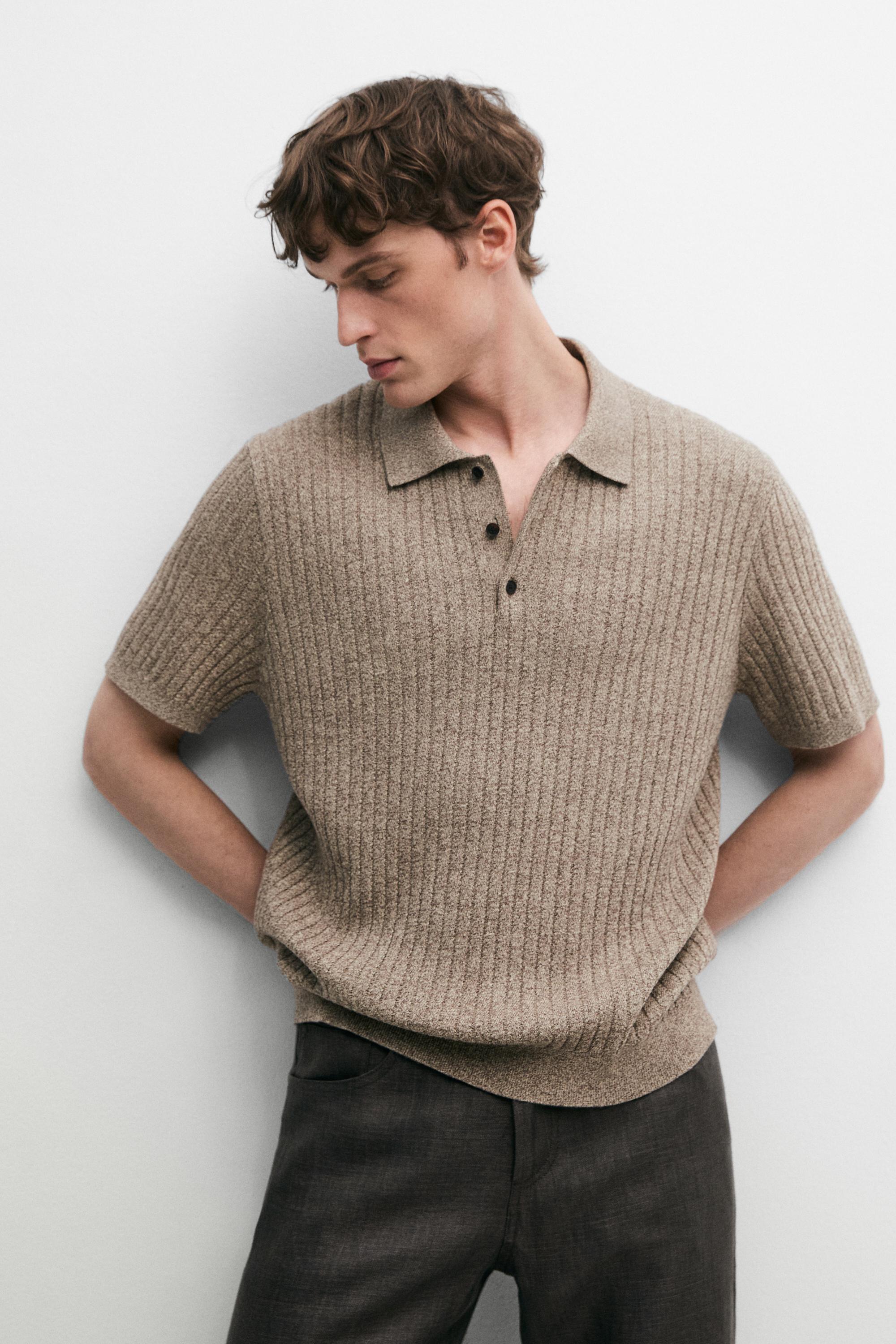 Jersey punto cuello polo 100% algodón