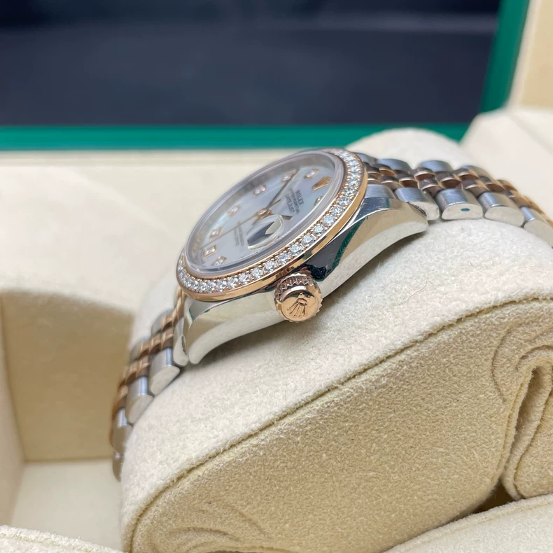 LADY-DATEJUST OYSTER 28 MM OYSTERSTEEL YELLOW GOLD AND DIAMONDS 279383RBR