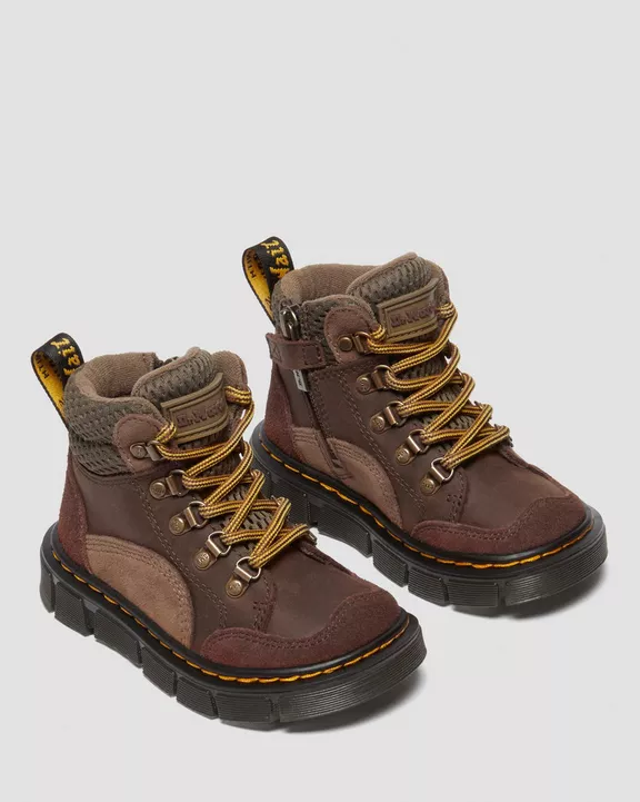 Toddler Raffe Leather & Suede Boots