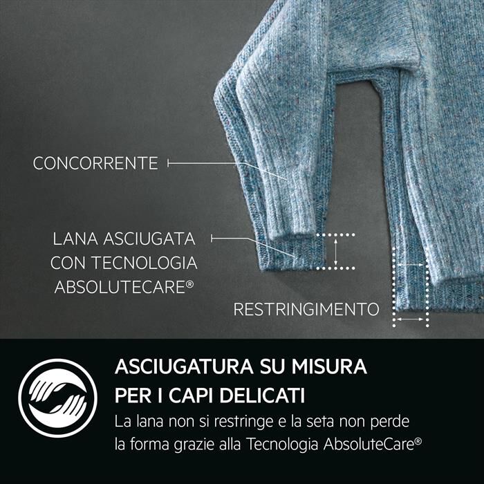 AEG - Asciugatrice TR8HDBG9B 9 Kg Classe B-Bianco
