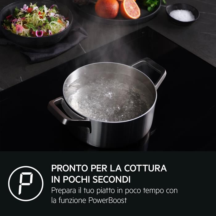 AEG - Piano cottura elettrico TI64IB30IZ 58 cm-Nero