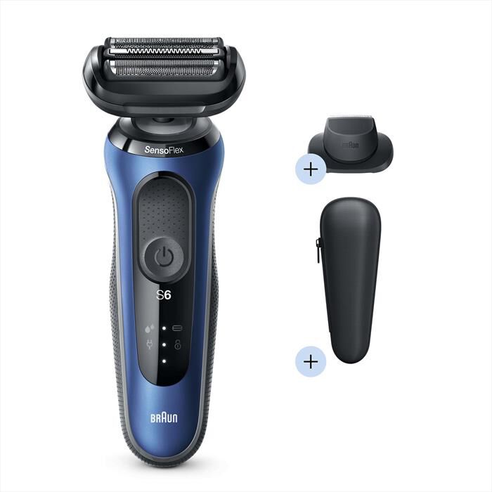 BRAUN - Rasoio SERIES 6 60-B1200S-Blu