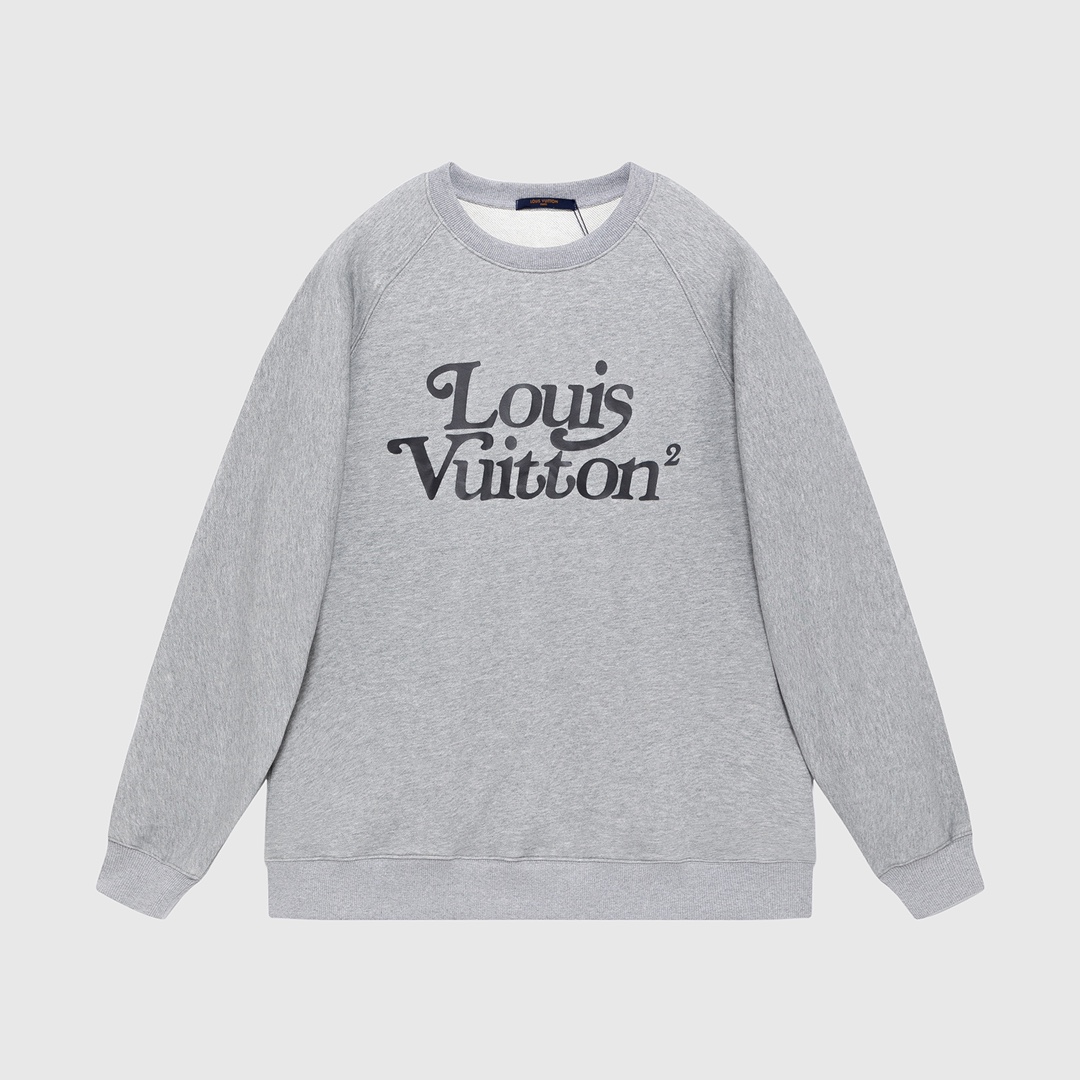 LV Hoodies Gery