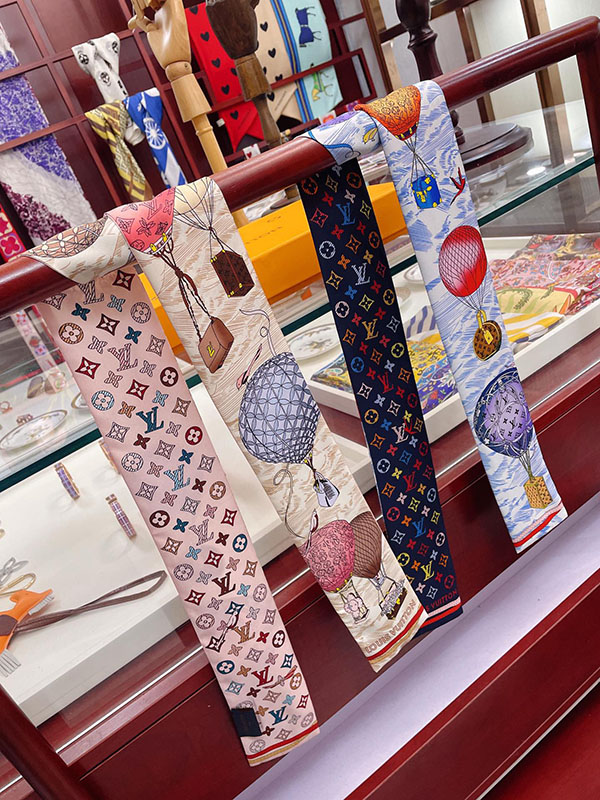 120x8cm balloon Embroidery Handbag Ribbon Scarf Neck Bow WJ-987020