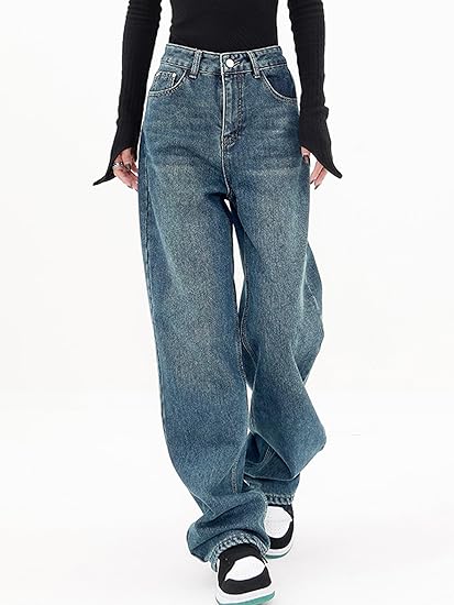 AERLEN Jeans for Women Wide Leg Baggy Jeans