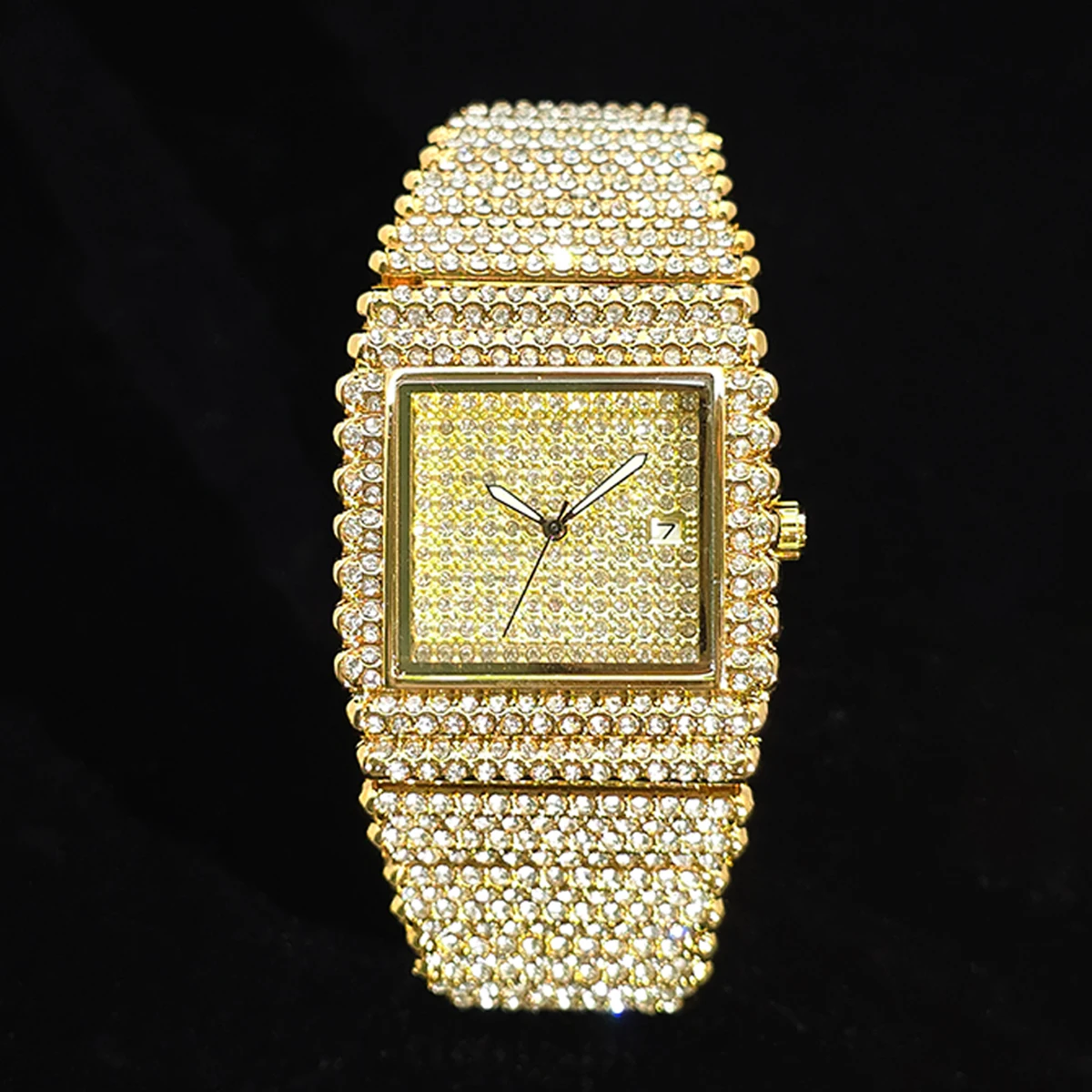 Square Men’s Watch Classic Luxury Design Diamond Watches For Women