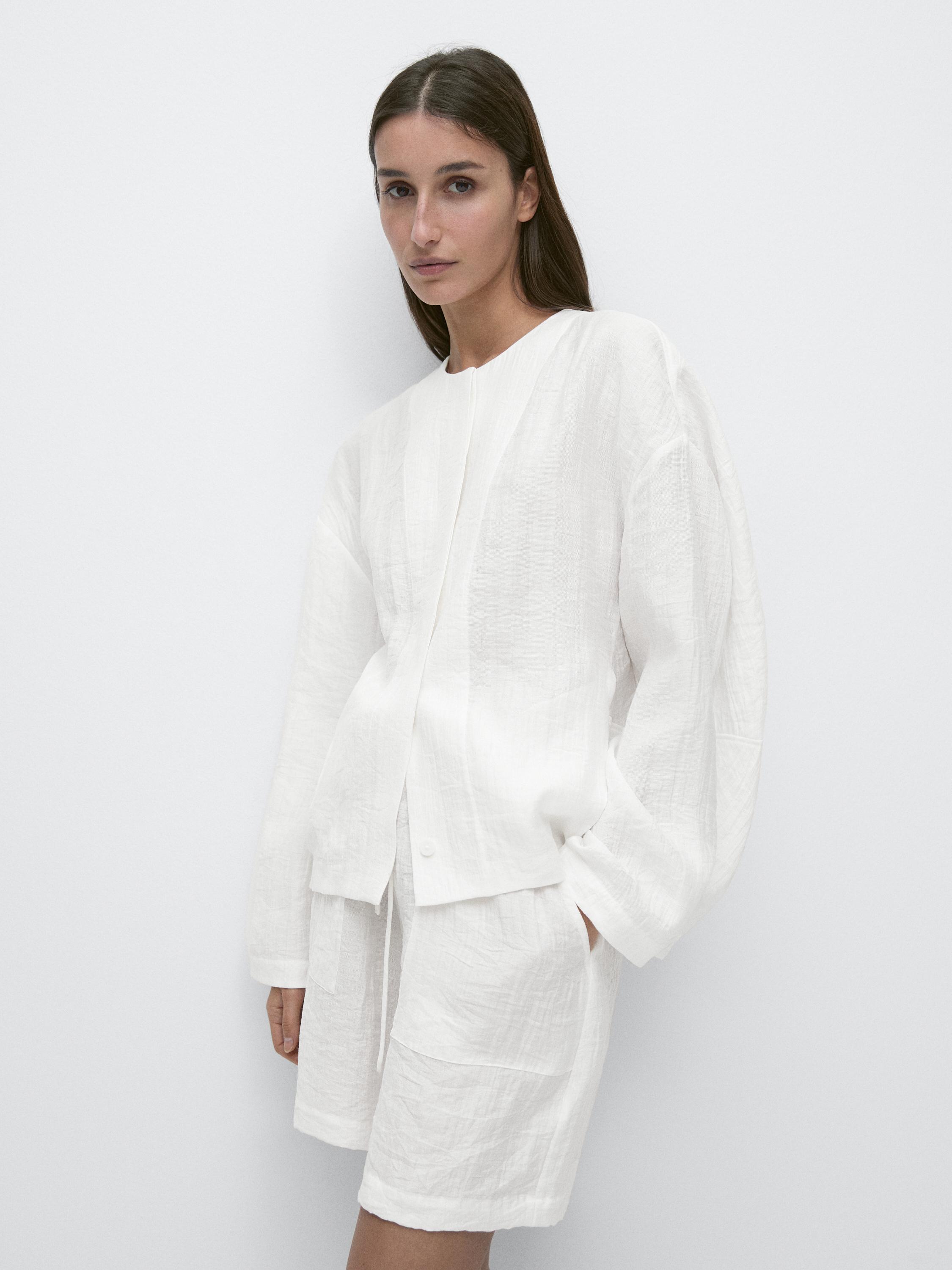 Camisa bomber fuida