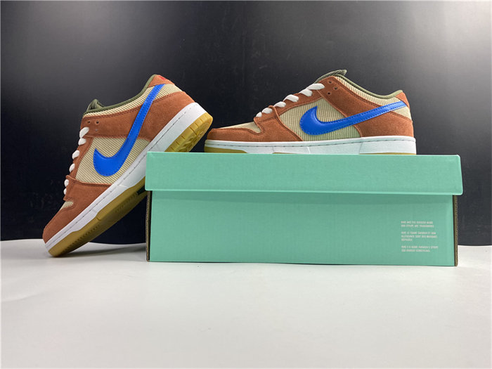 NK SB Dunk Low Corduroy Dusty Peach  BQ6817-201