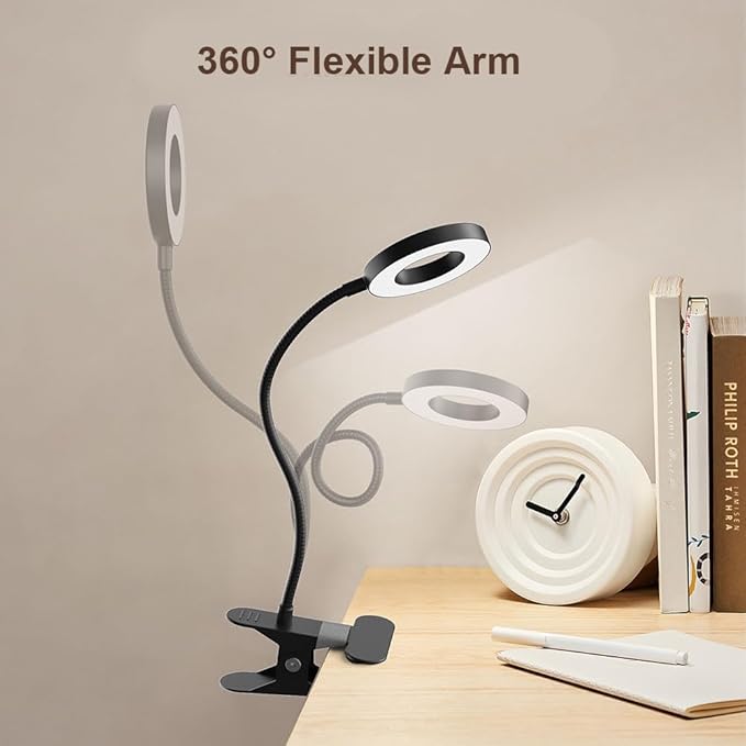 LUMIGROVE LED Desk Lamp Clip on Light