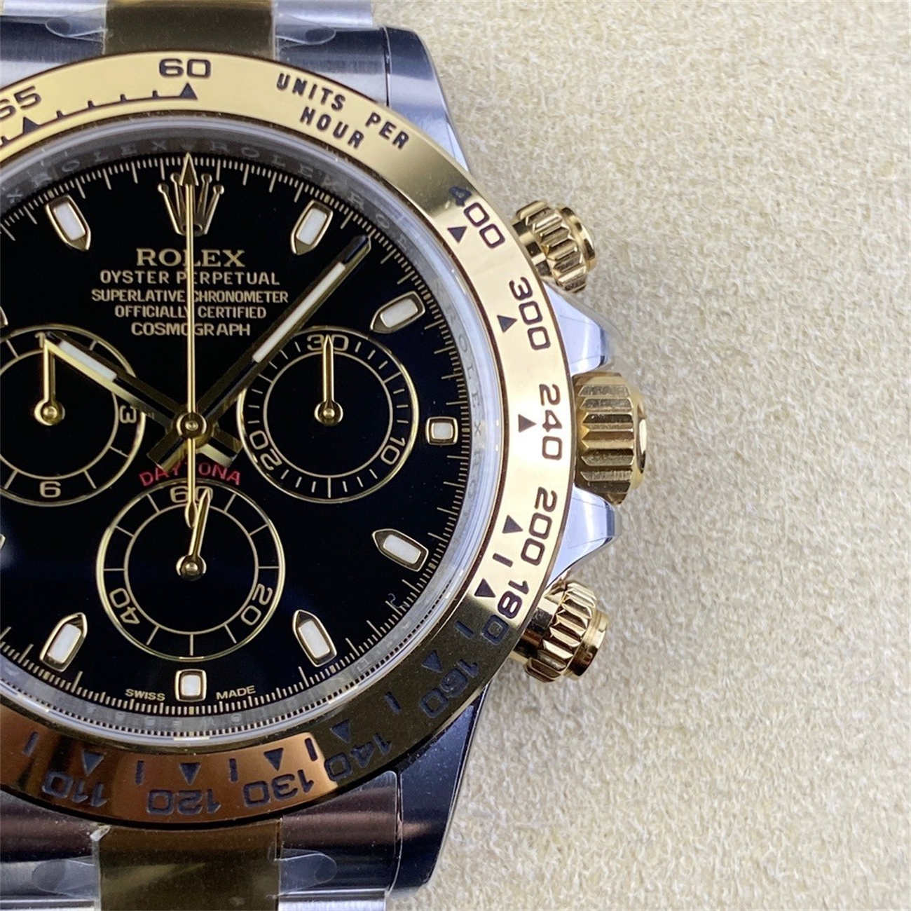 Clean Factory Two Tone Daytona Replica – 116503 Black Dial (Dandong 4130)