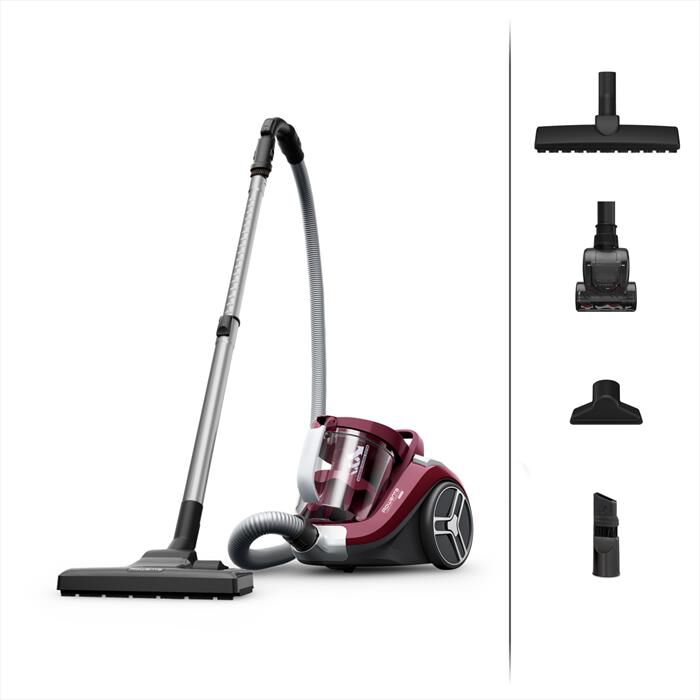 ROWENTA - Aspirapolvere a traino RO4B63-Rosso/Grigio