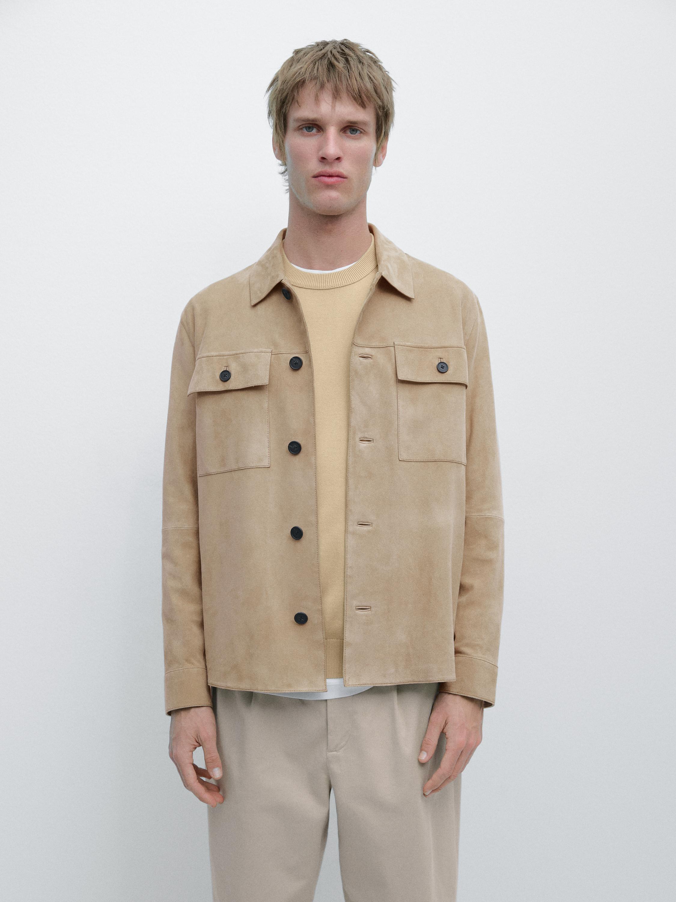 Sobrecamisa piel ante