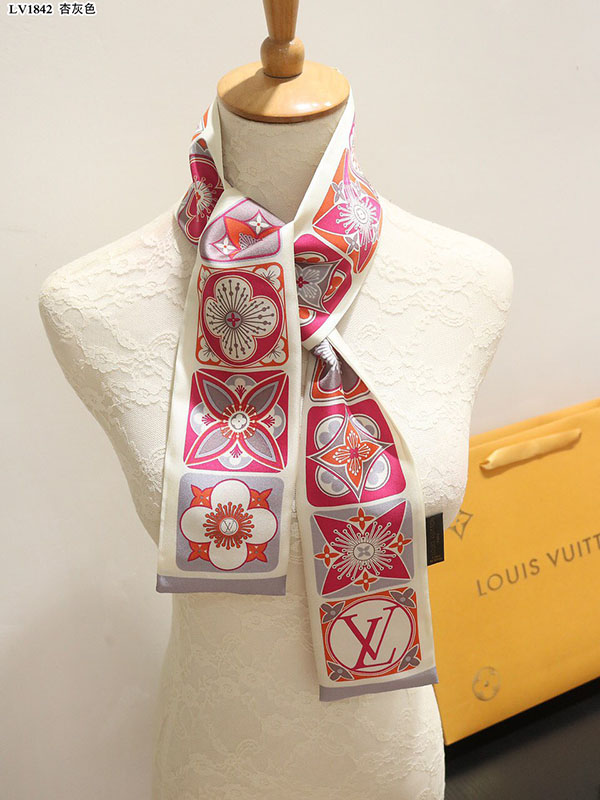 120x8cm Flowers Handbag Ribbon Scarf Neck Bow WJ-987033