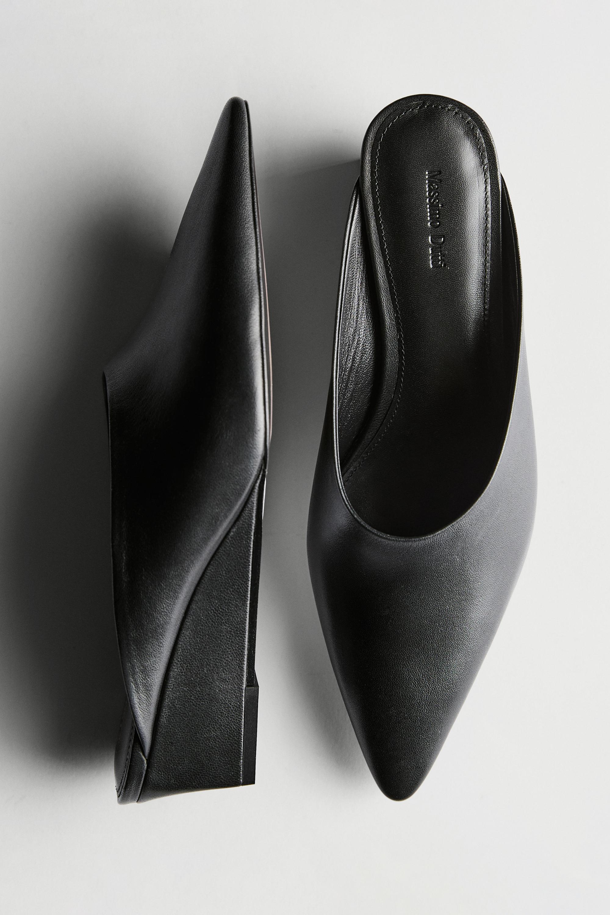 Zapato mule tacón cuña