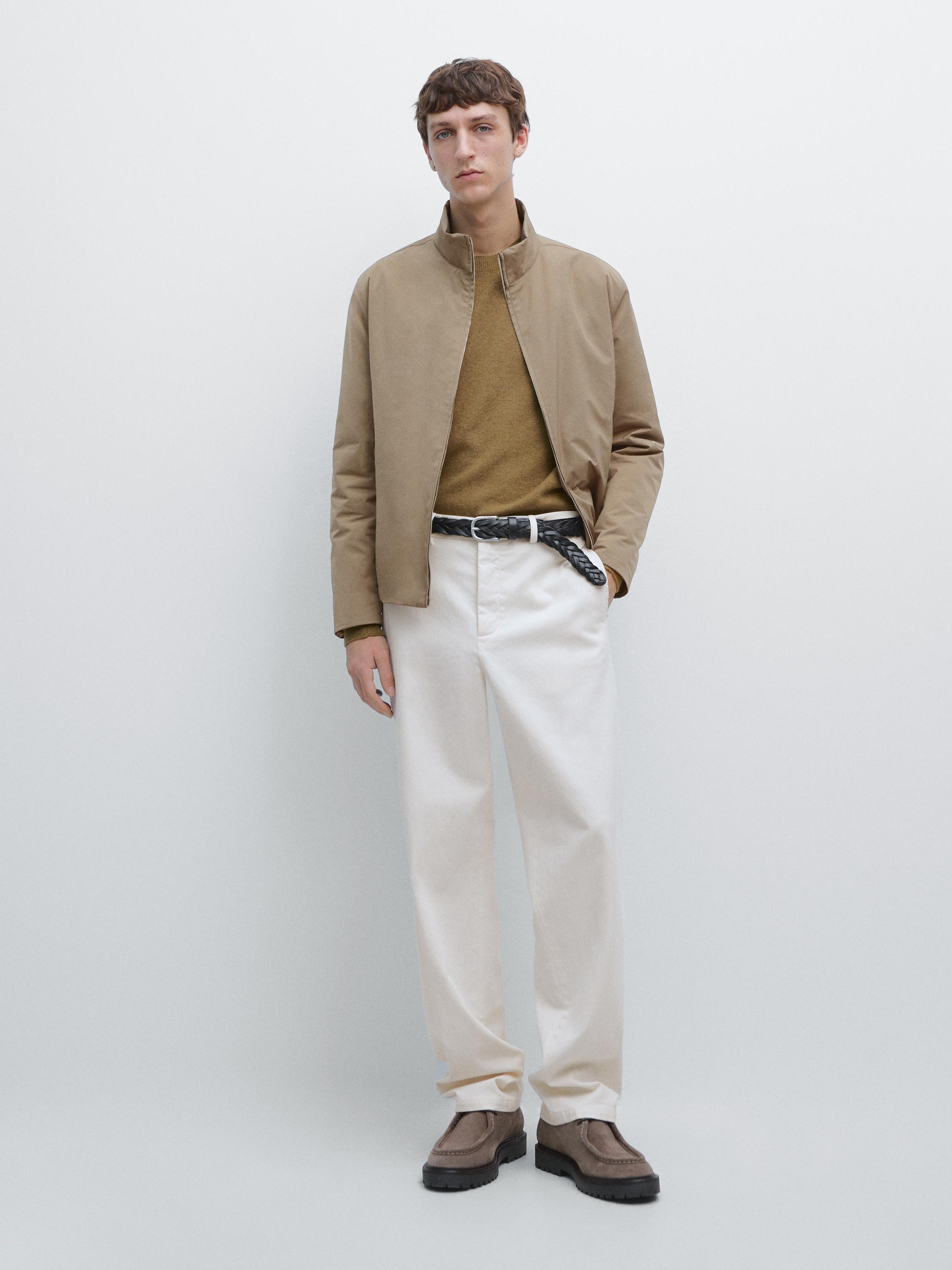 Pantalón sarga cintura elástica algodón