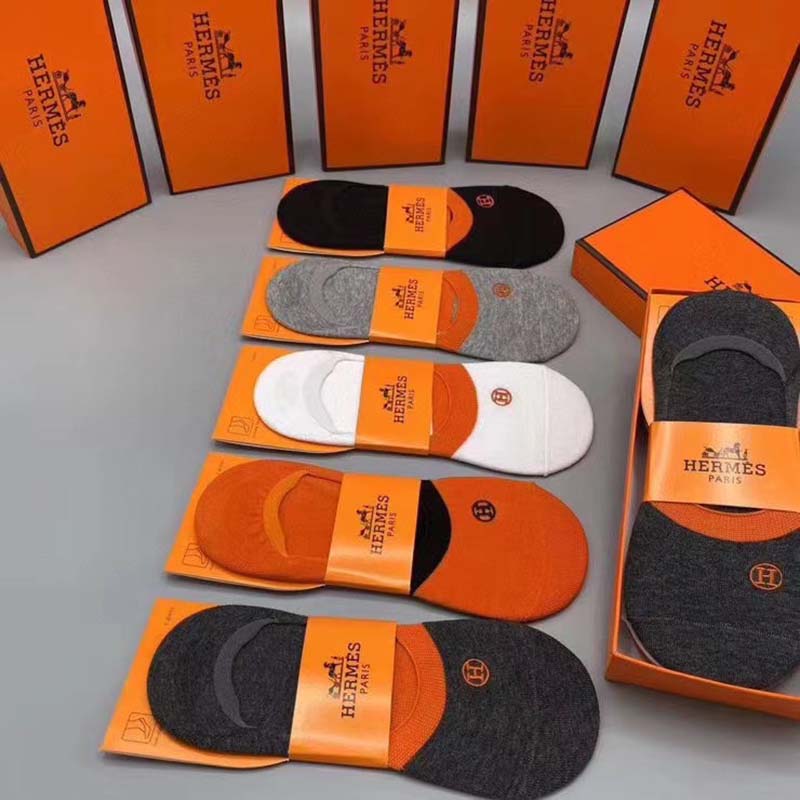 Set of 5 Pairs of Cotton sweat-absorbent Ankle Socks WZ-924000197