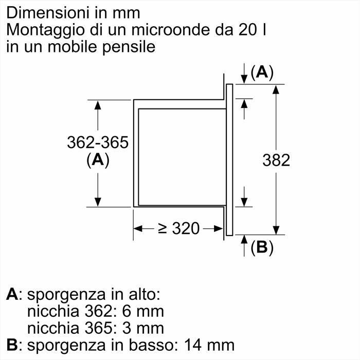 BOSCH - Microonde da incasso con grill BEL623MS3-Inox