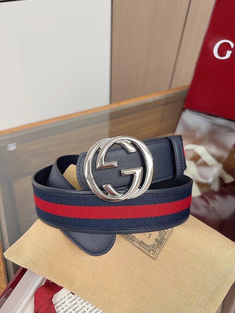 5Colors Wide1.6″ Genuine Leather Reversible Man’s Belt PD-6900084