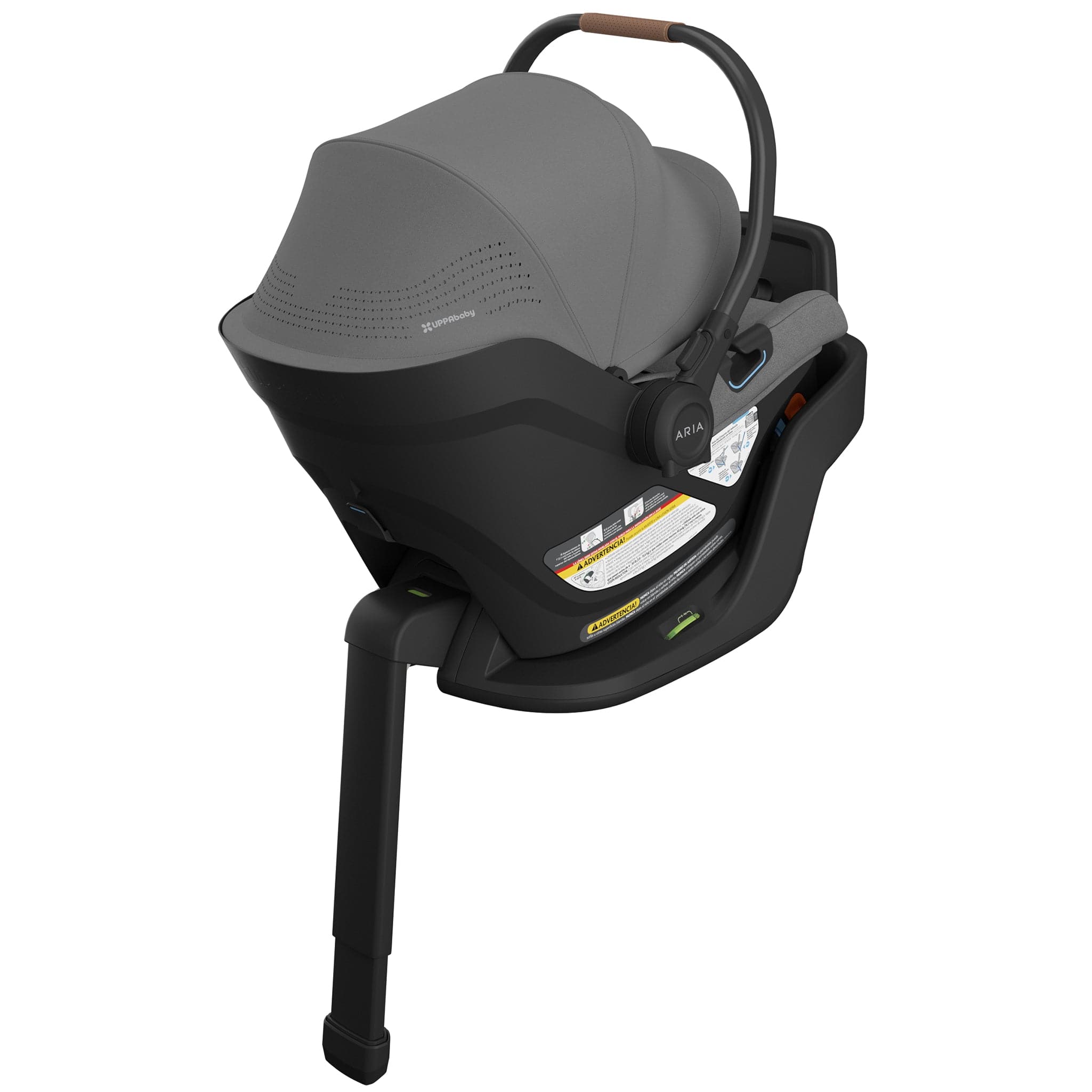 UPPAbaby Aria V2 Lightweight Infant Car Seat - Greyson (Charcoal Melange)