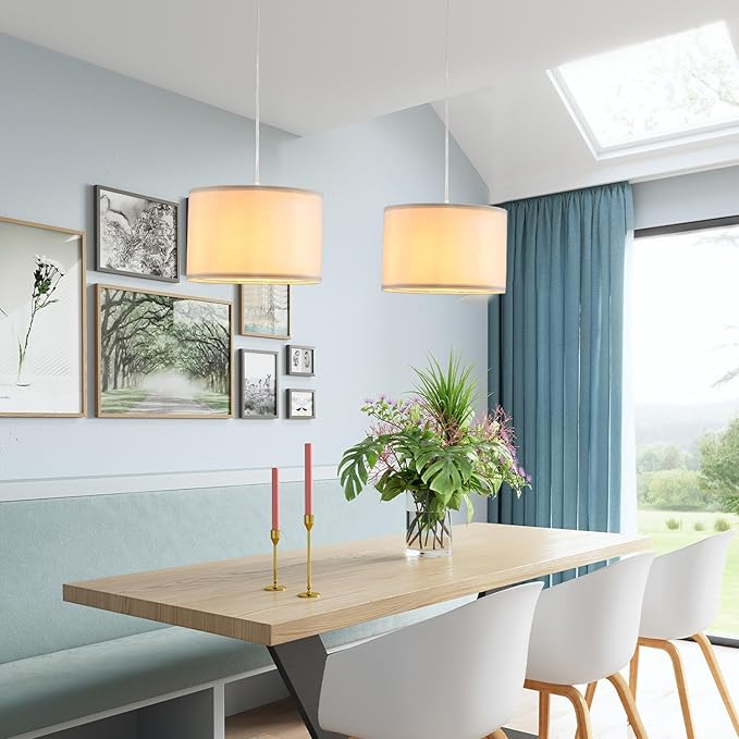 LUMISCAPE 2 Pack Plug in Pendant Light